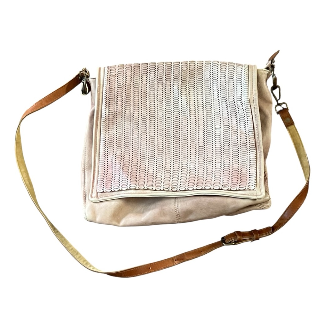 FP Movement by Free People Cream and Tan Crossbody Bag
